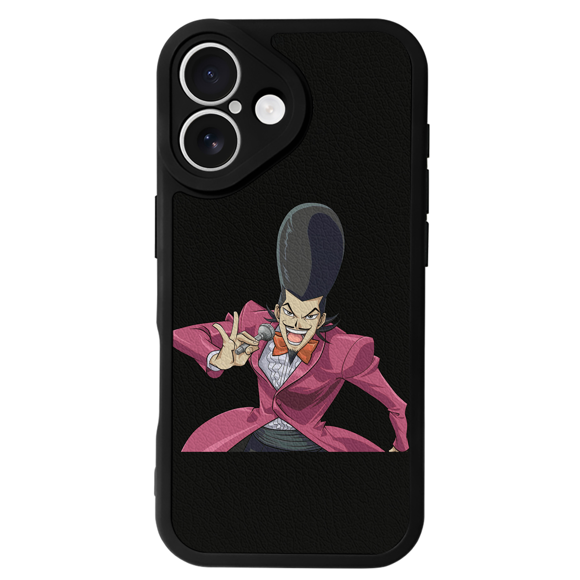 （画像用） 遊☆戯☆王 Yu-Gi-Oh! 【iPhone 16シリーズ対応】シリコンスマホケース（レザー調） 材質：シリコン